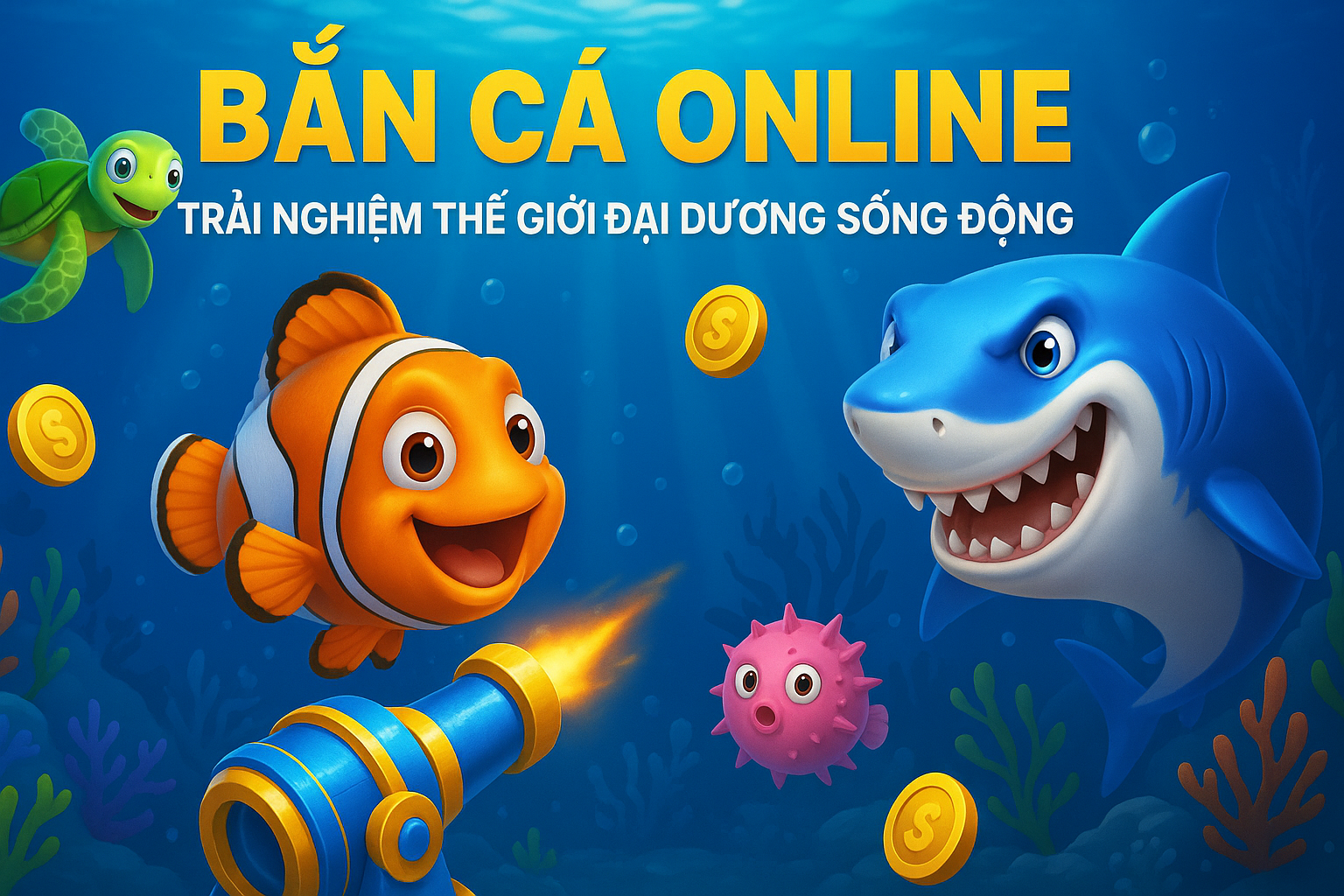 Bắn Cá Online – Trải Nghiệm Thế Giới Đại Dương Sống Động