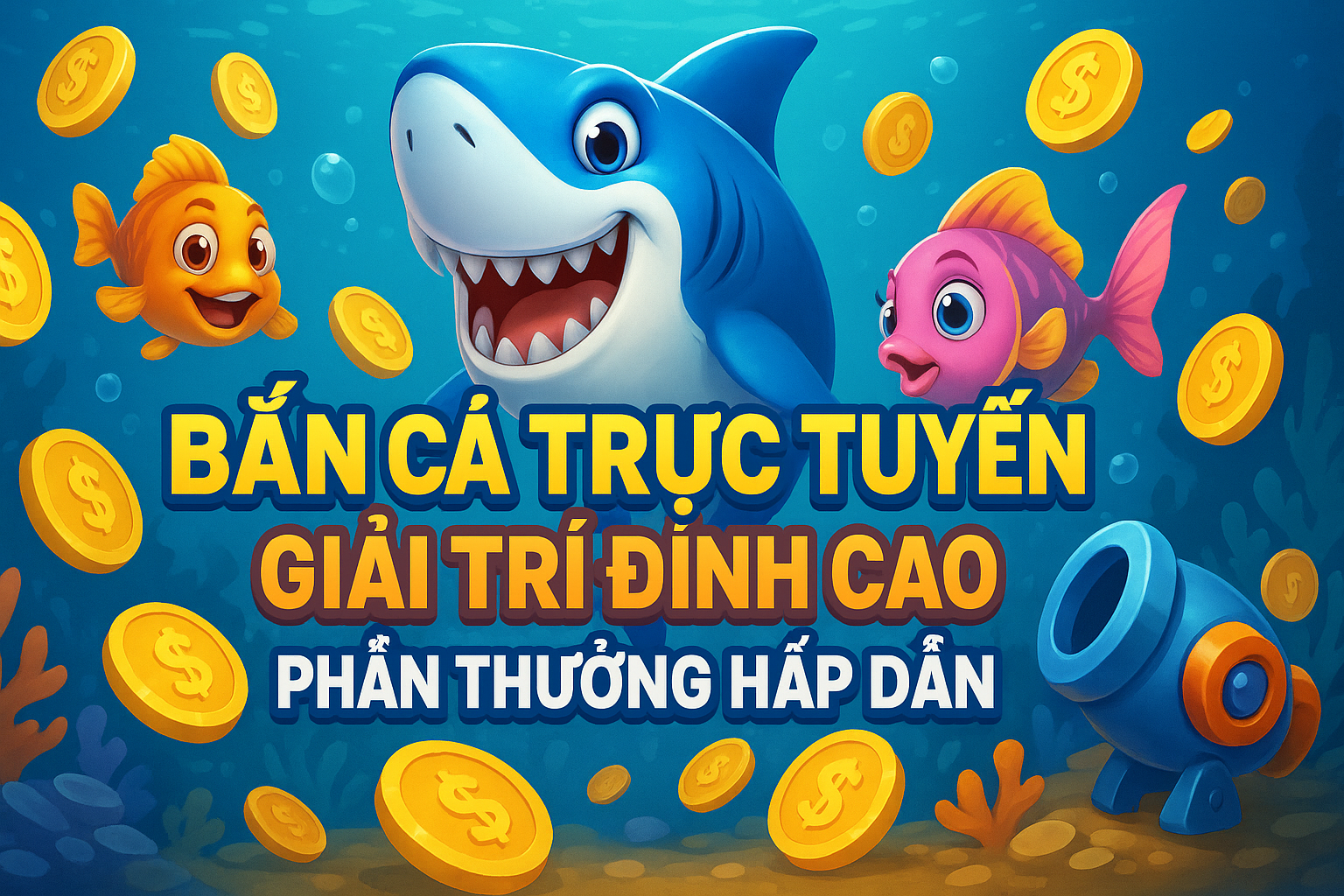 Bắn Cá Trực Tuyến – Giải Trí Đỉnh Cao, Phần Thưởng Hấp Dẫn