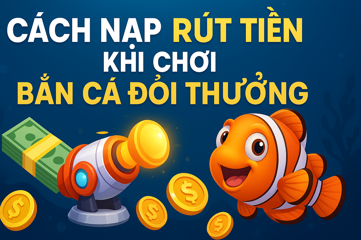 Cách Nạp Rút Tiền Khi Chơi Bắn Cá Đổi Thưởng An Toàn, Nhanh Chóng 2025