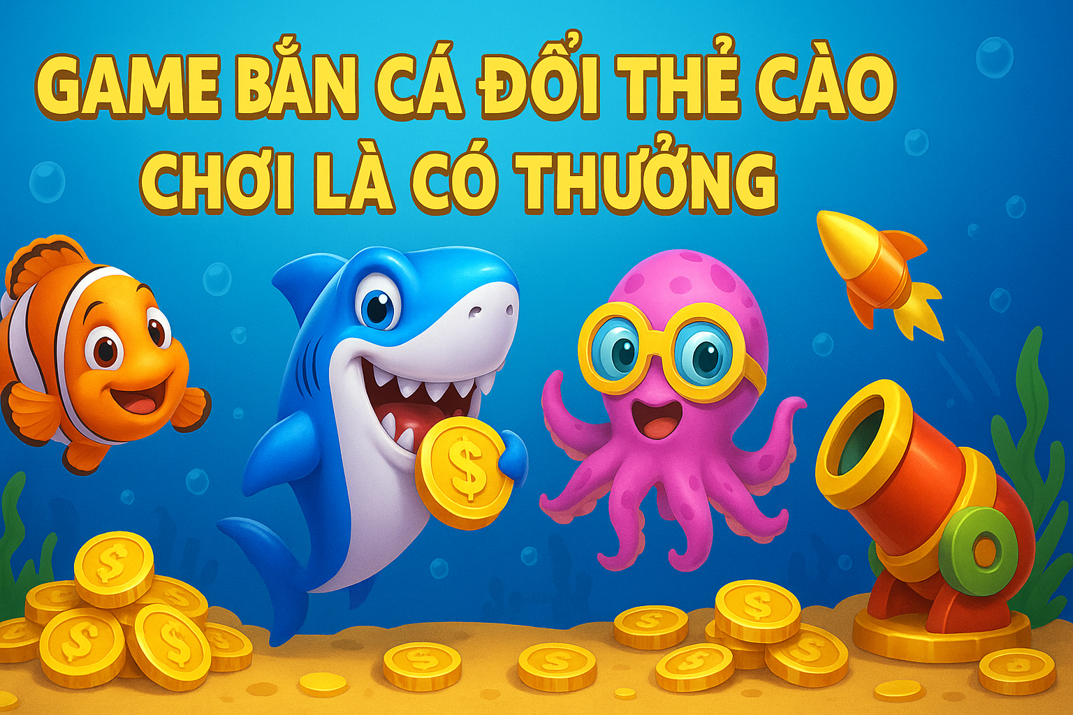Game Bắn Cá Đổi Thẻ Cào – Chơi Là Có Thưởng
