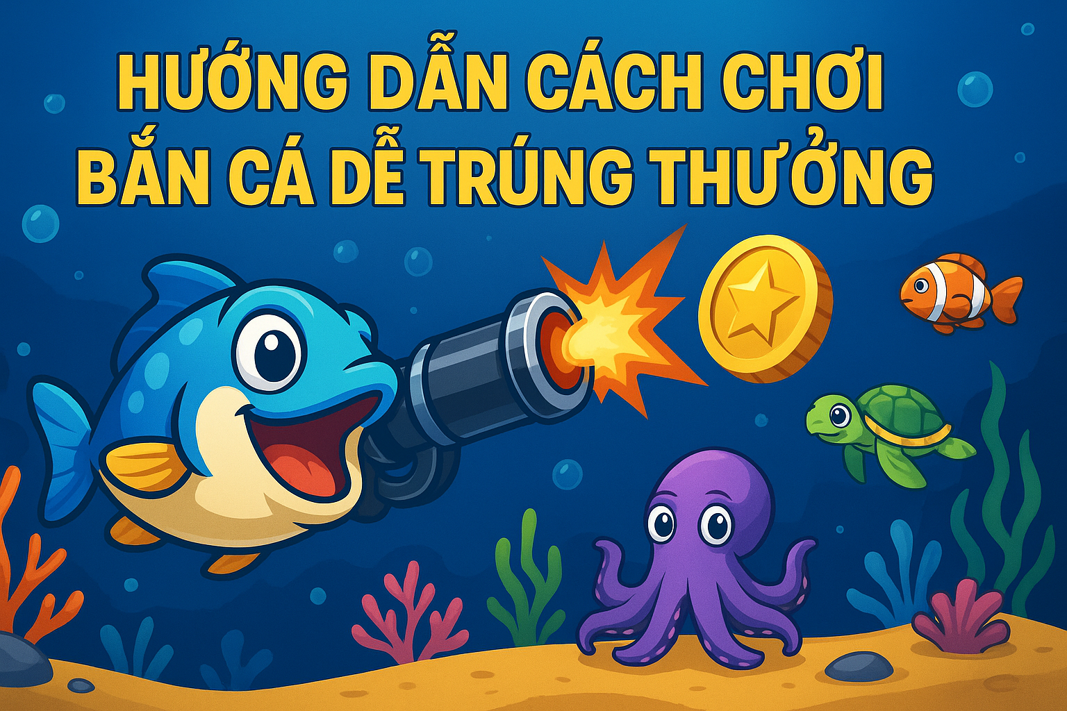 Hướng Dẫn Cách Chơi Bắn Cá Dễ Trúng Thưởng Cho Người Mới Bắt Đầu